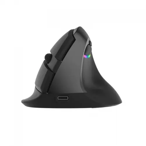 Mouse Delux M618GX-BK wireless vertical negru