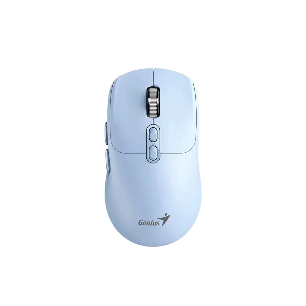 Mouse wireless Genius NX-8080S BT 1600 DPI albastru Tiffany