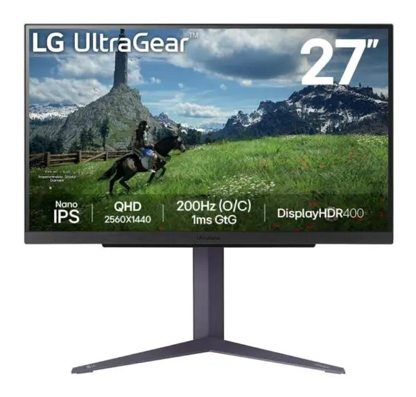 Monitor gaming LG UltraGear 27GS85Q Nano IPS QHD