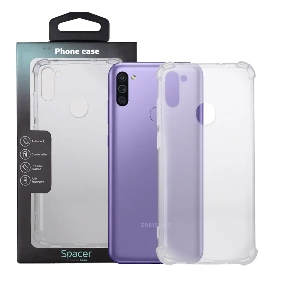Husă Spacer Samsung Galaxy M11 transparentă TPU 1,5 mm