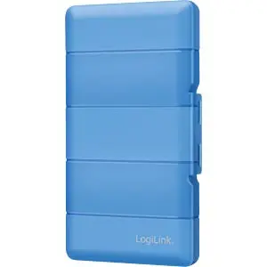 Cutie depozitare SSD M2 LogiLink UA0417 4 sloturi protecție albastru