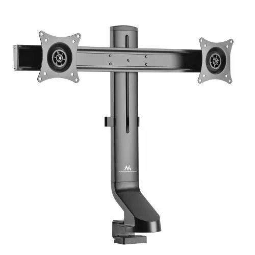 Suport de birou pentru 2 monitoare, Neomounts, Negru, 10-27 inch