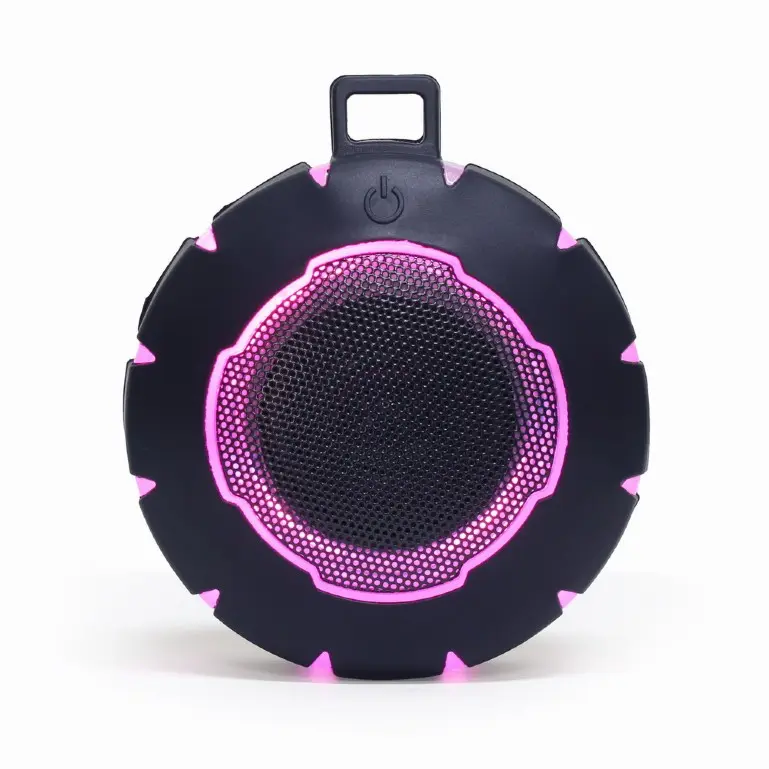 Boxa portabila, Gembird, Bluetooth, RGB, 3W, Negru