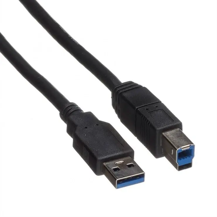 Cablu USB SPACER pentru imprimanta, USB 3.0 (T) la USB 3.0 Type-B (T), 1.8m, negru