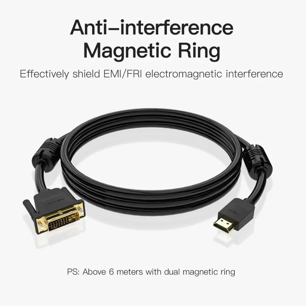 Cablu Vention ABFBI HDMI la DVI de 3 m (negru)