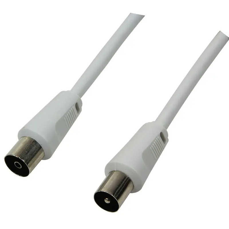 Patch cord coaxial Logilink CA1061 RG59 2.5 m alb