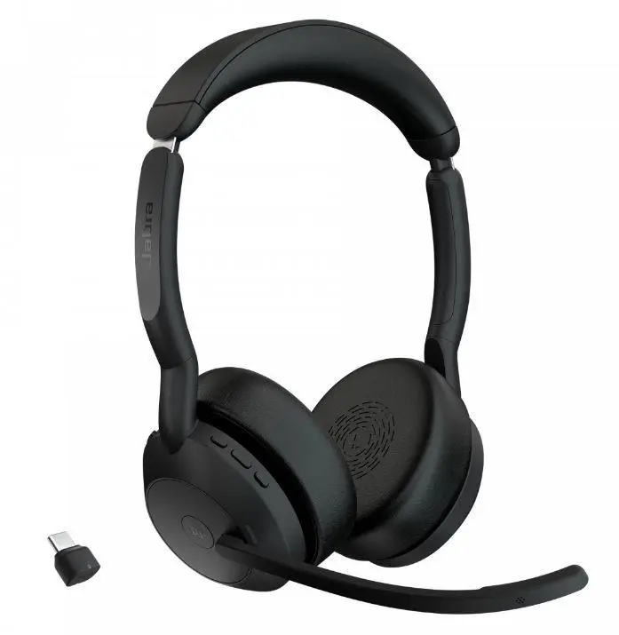 Cască wireless Jabra Evolve2 55 negru Bluetooth