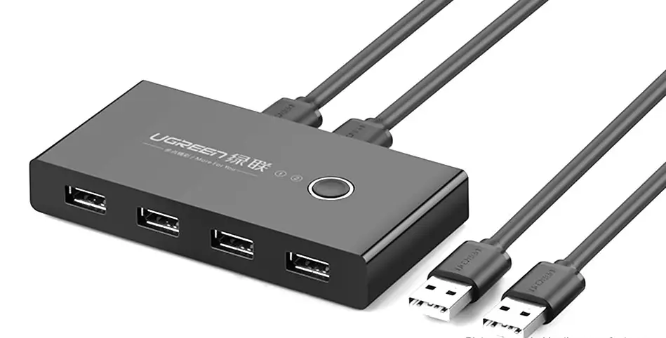 Switch USB Ugreen KVM 30767, 2×4 USB 2.0