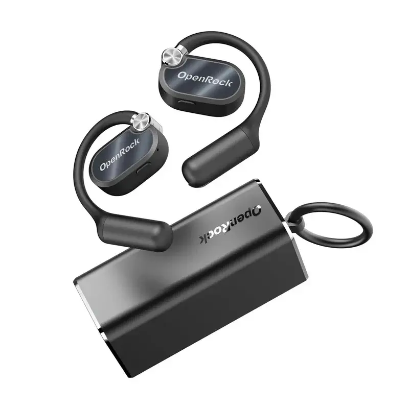 Casti wireless OneOdio OpenRock X negru Bluetooth 5.3