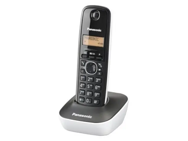 Telefon DECT Panasonic KX-TG1611FXW alb Caller ID