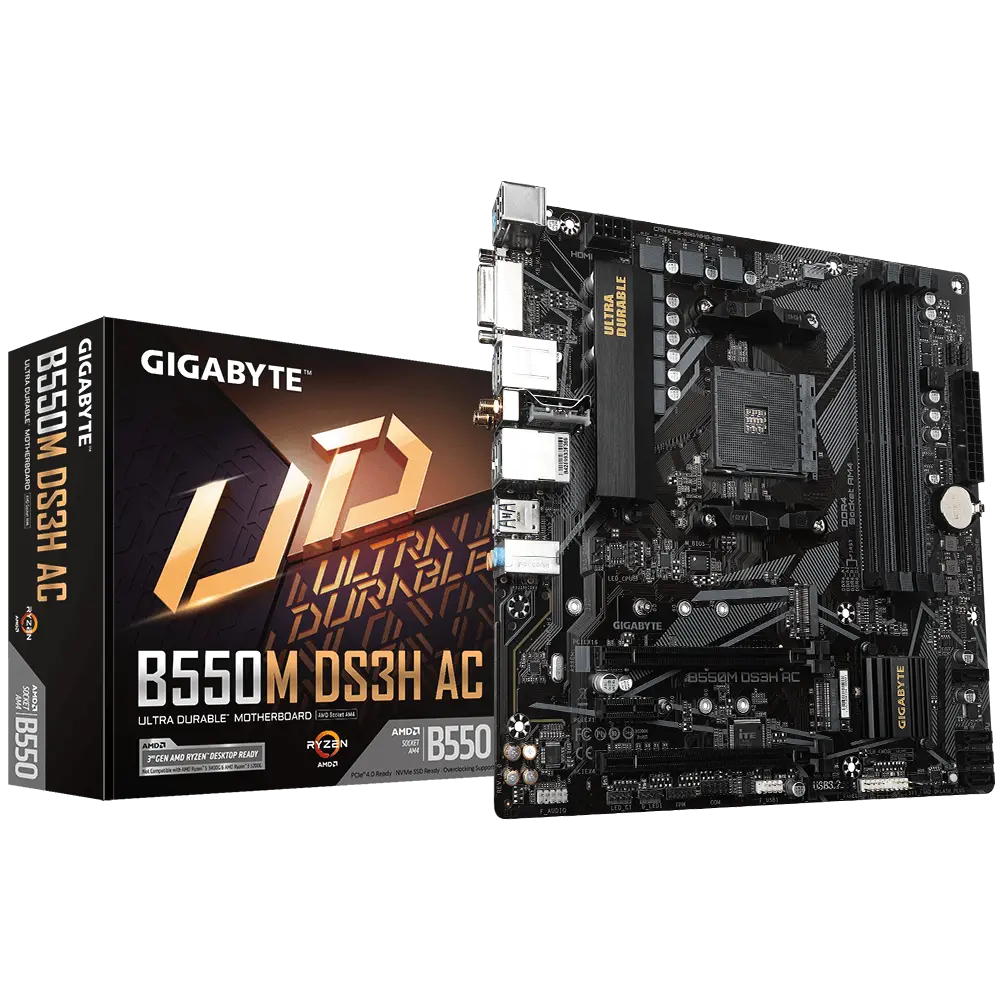 Placa de baza Gigabyte B550M DS3H AC AM4 mATX
