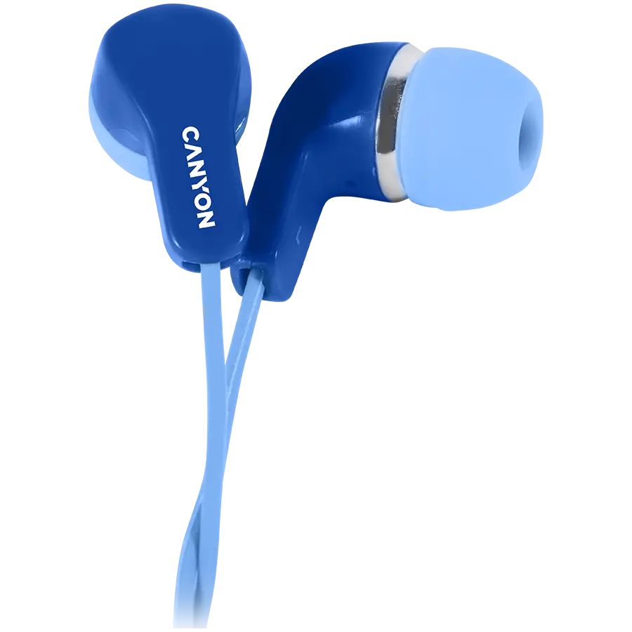 Casti audio In-Ear Canyon EPM-2, Microfon, Albastru