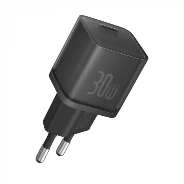 Incarcator GaN5S, Type-C, Fast Charge, 30W – Baseus Gallium Nitride (P10162504113-00) – Black