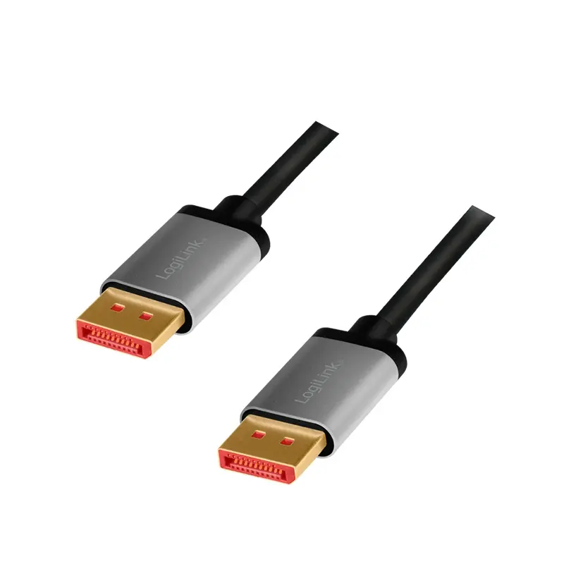 Cablu displayport, LogiLink, 2.0m, Negru/Gri