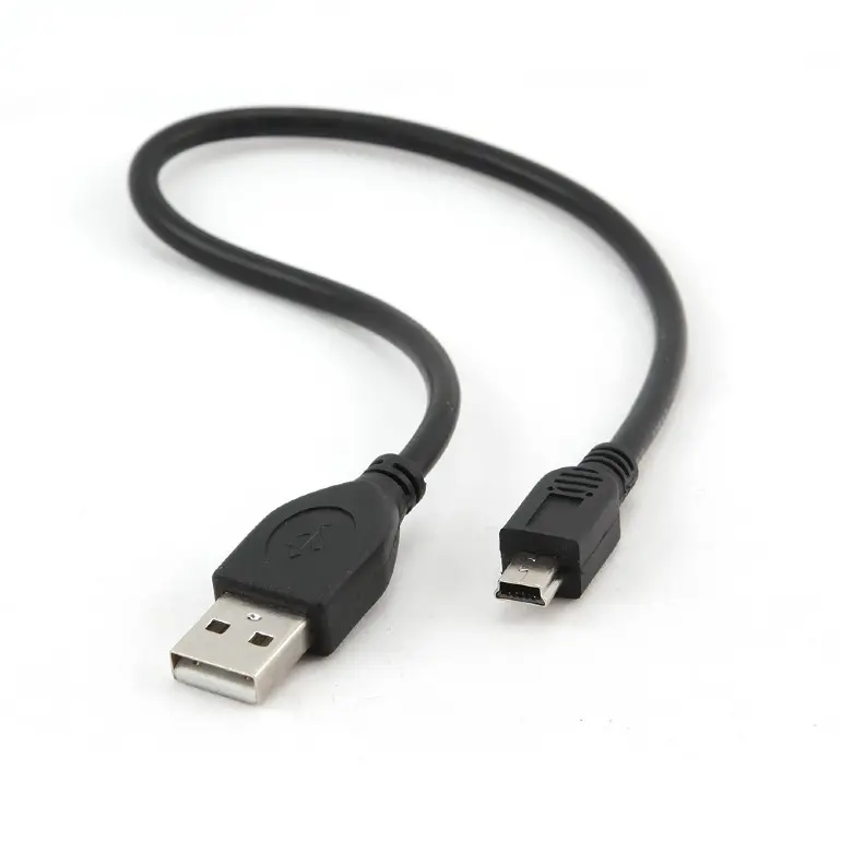 Cablu USB Gembird CCP-USB2-AM5P-1 Mini-USB 30 cm negru