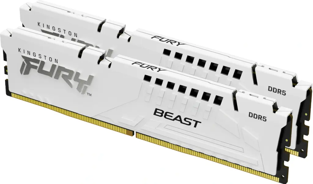 Memorie Kingston FURY Beast White 32GB DDR5 6000MT/s CL30