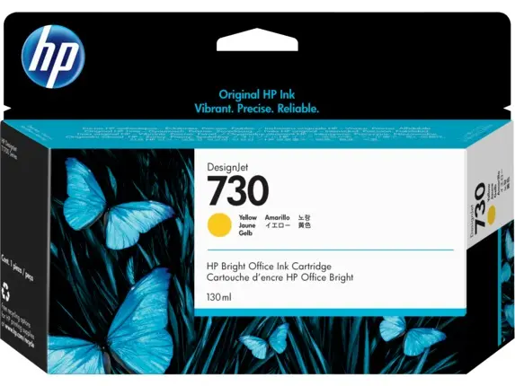 Cartuș cerneală HP 730 P2V64A galben 130 ml DesignJet