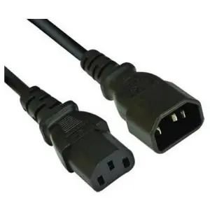 Cablu adaptor Bachmann IEC C13- IEC C14, 1.5m