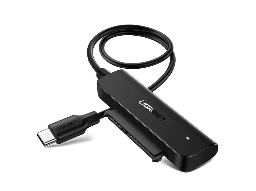 Adaptor Ugreen 2.5 ” SATA III 3.0 HDD SSD – USB Type C 3.2 Gen 1 (SuperSpeed USB 5 Gbps) adaptor negru (70610 CM321)