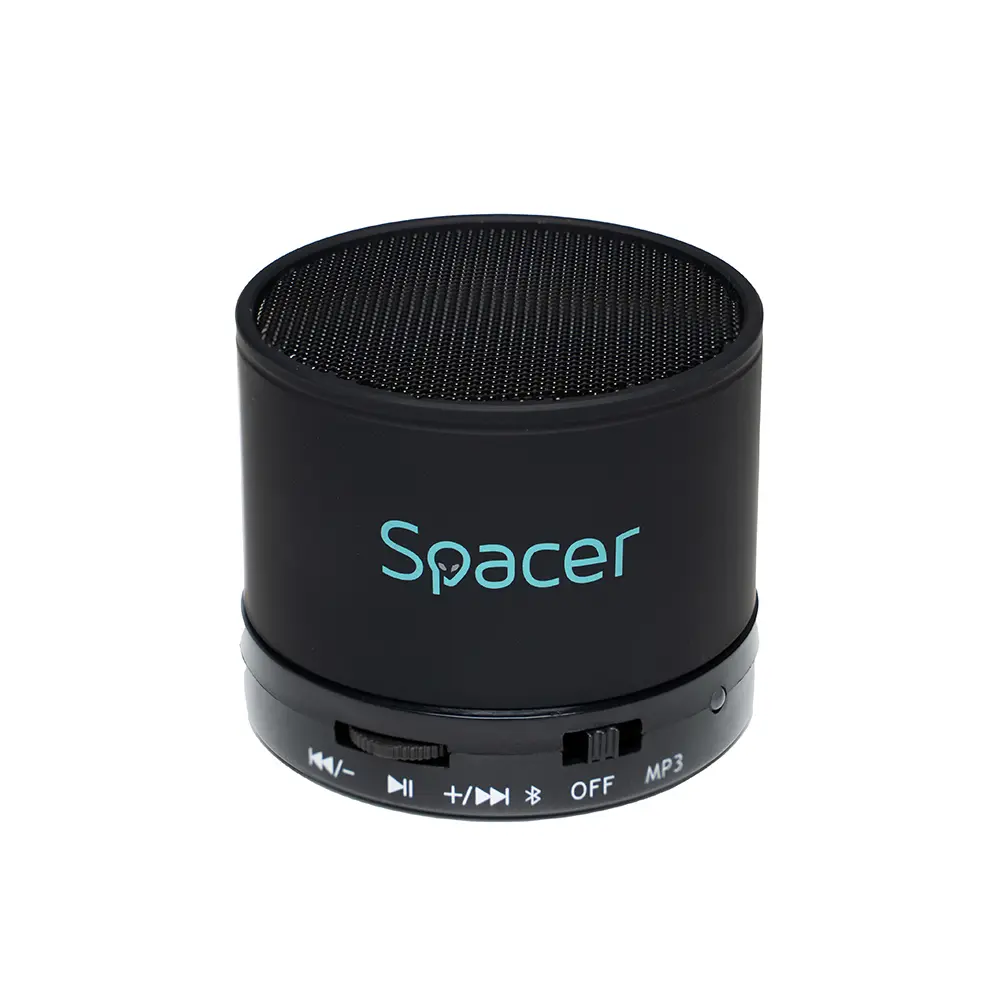 Boxă portabilă Spacer Topper 3W neagră