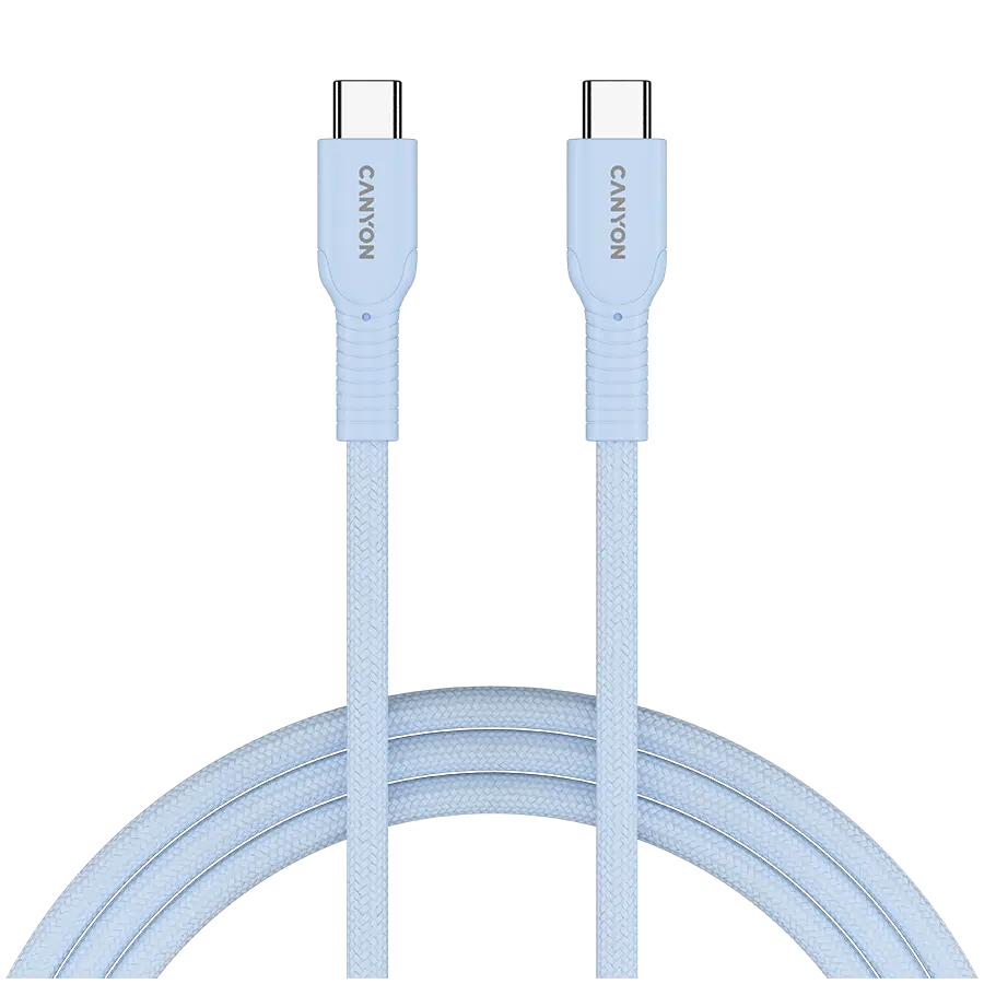 Cablu de date Canyon OnWire 60CL 1m Albastru USB-C