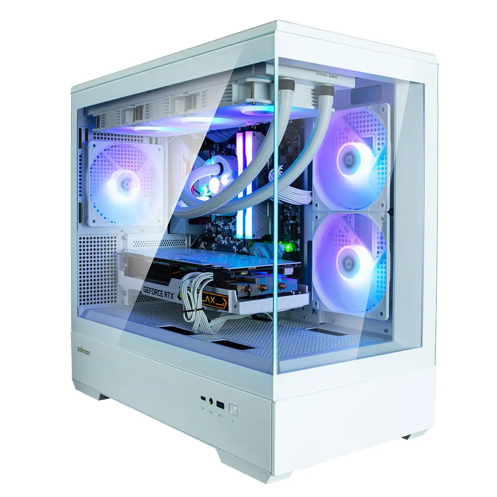 Carcasa, Zalman, Mini Tower, 453 x 235 x 429 mm, Alb