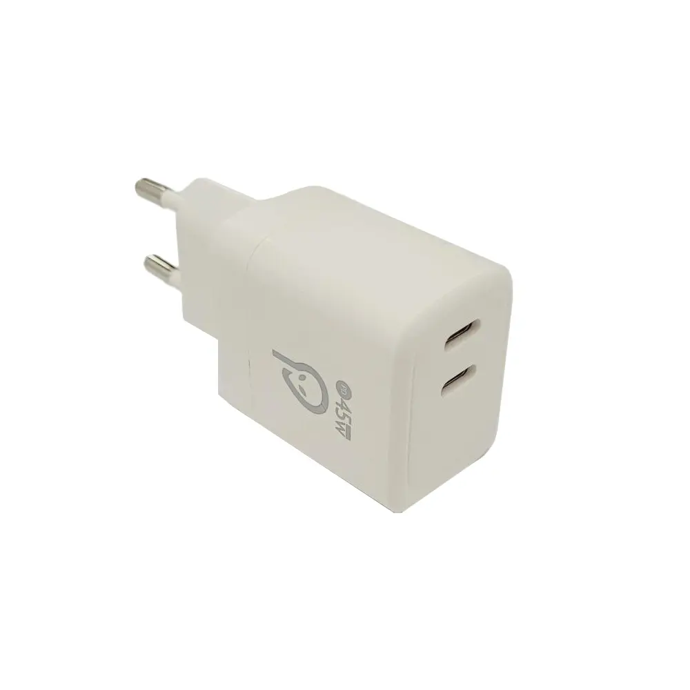 Încărcător rețea Spacer SPAR-TYPECQ-03 45W GaN 2×USB-C