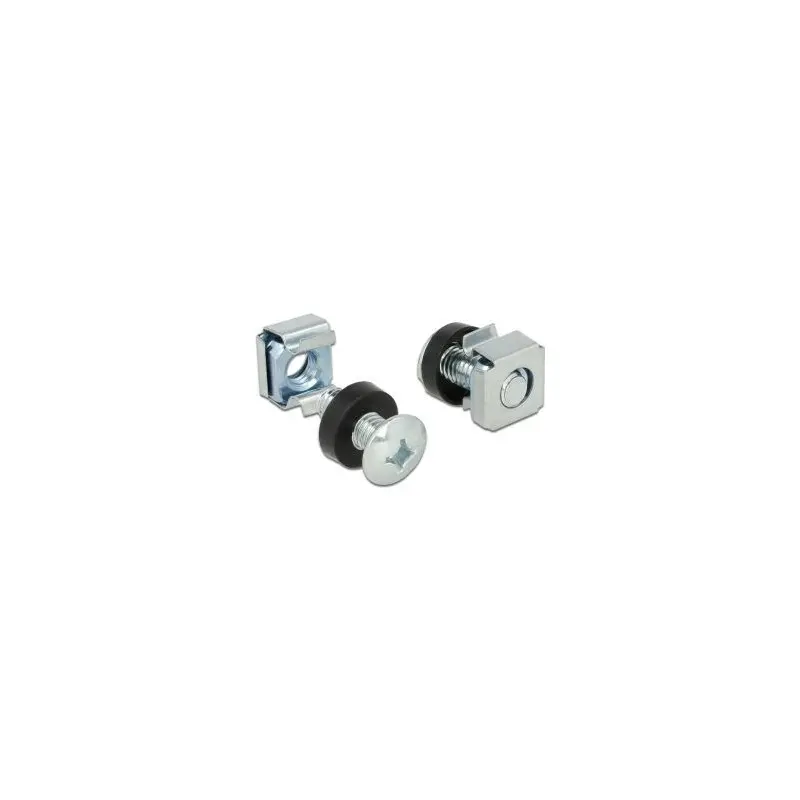 Set surub rack Emtex M6-50-EMT nichelat 50 bucăți