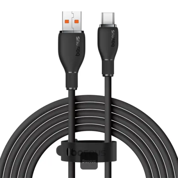 Cablu Baseus Pudding USB-USB-C, negru