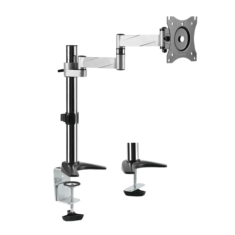 Suport birou monitor LogiLink BP0076 13-27 inch 396 mm argintiu