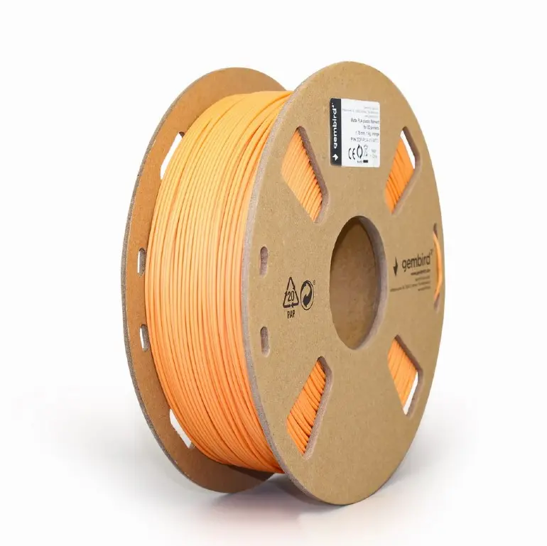 Filament Gembird PLA mat portocaliu 1 kg, 1.75 mm