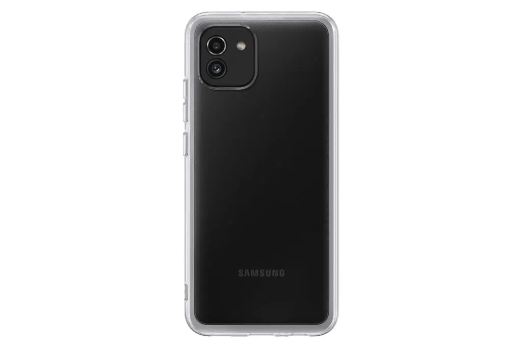Husă Samsung Soft Clear Cover Galaxy A03 transparentă