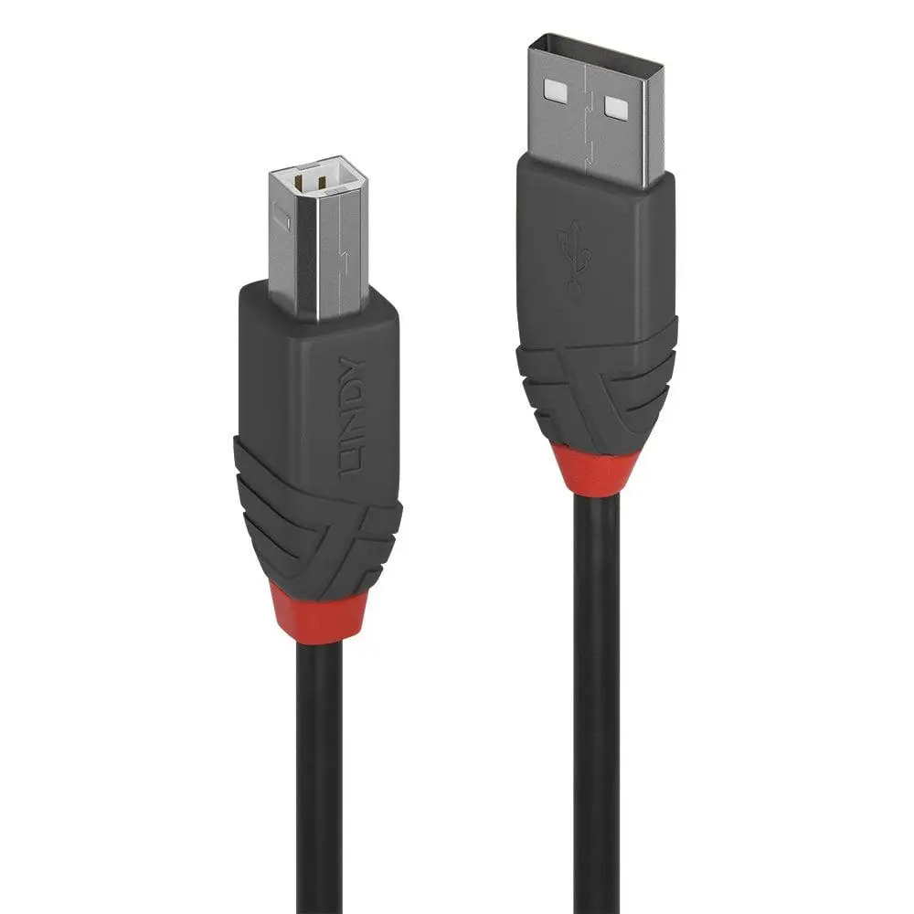 Cablu Lindy 3m USB Type A B Anthra Line