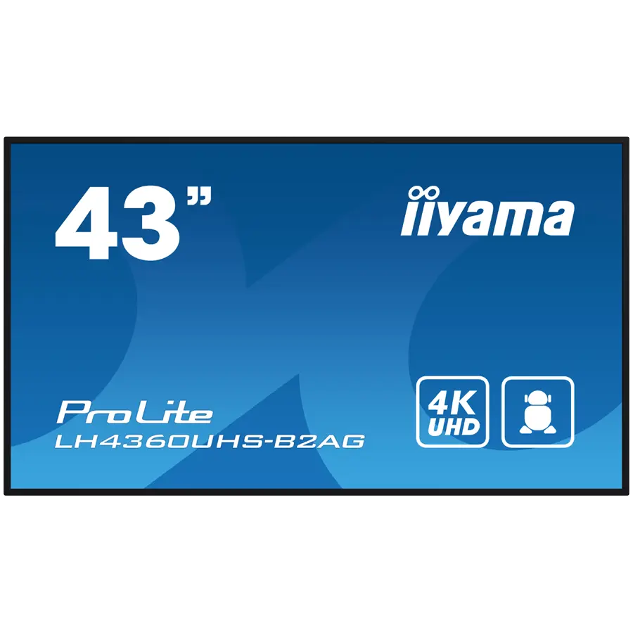Ecran Profesional iiyama ProLite LH4360UHS-B2AG 43 inch 4K UHD