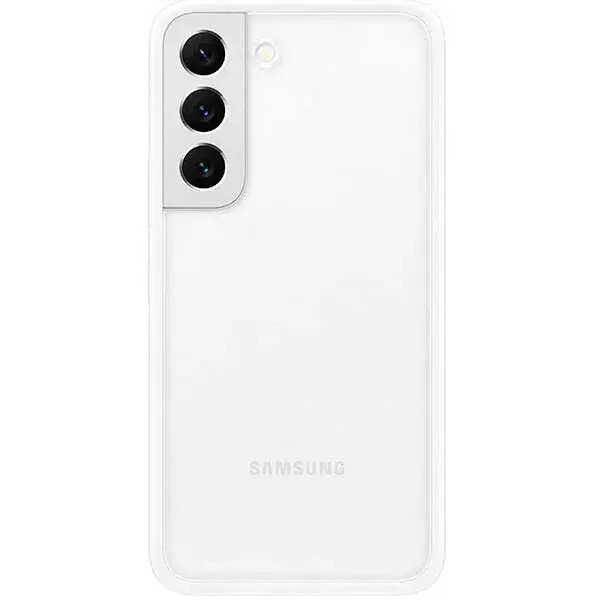 Husă Samsung Frame Cover Galaxy S22 alb
