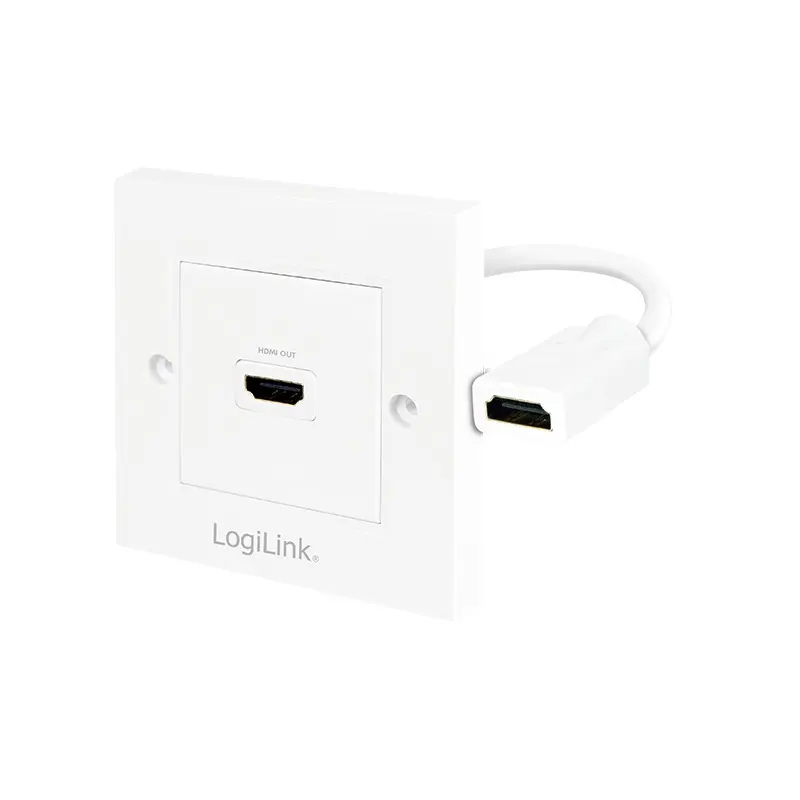 Priza perete HDMI LogiLink AH0014 alb