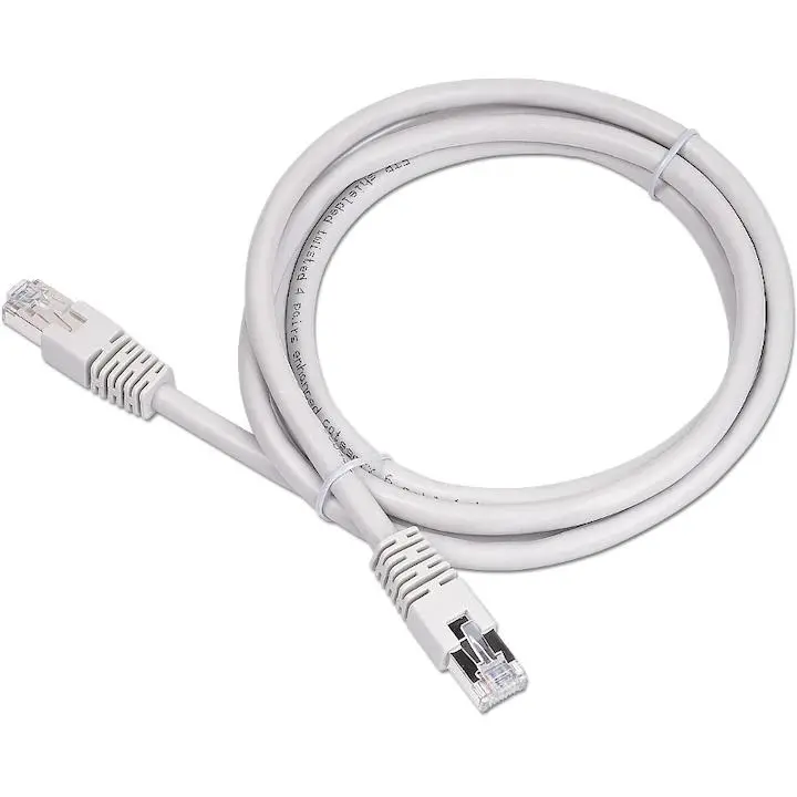 Cablu patch cord Spacer FTP Cat6 1 m alb