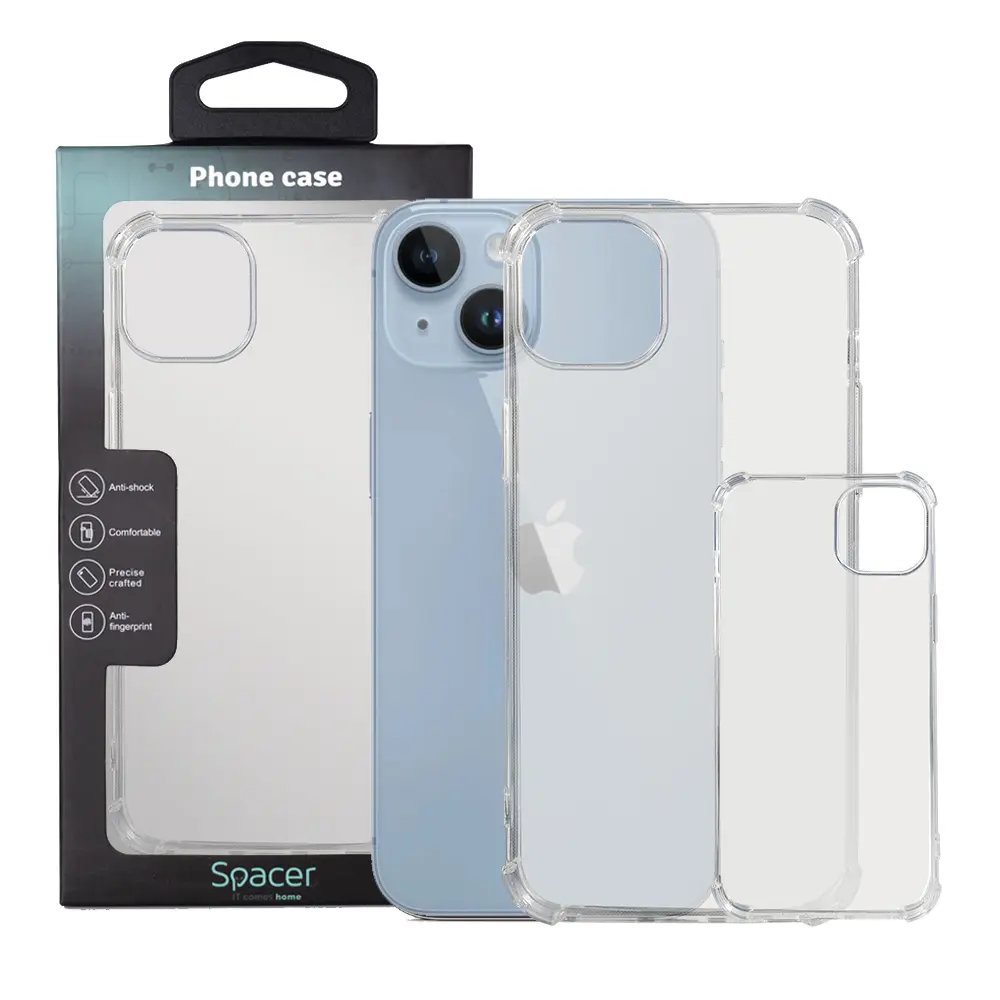 Husa Spacer iPhone 14 Plus TPU transparenta