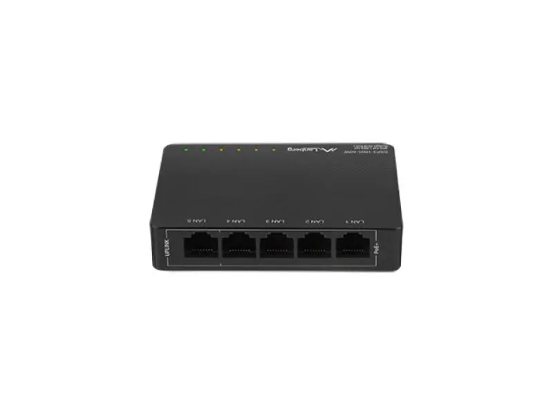 Switch Lanberg DSP3-1005-60W PoE 5 porturi Gigabit