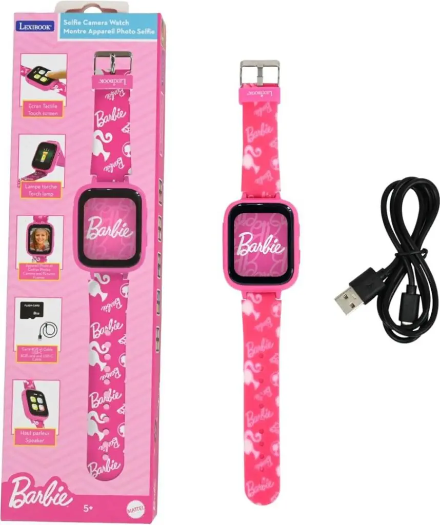 Ceas Barbie Lexibook DMW070BB cameră foto și video copii