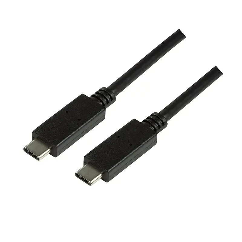 Cablu de date Logilink, CU0129, USB 3.2, USB Type-C (T) la USB Type-C (T), 1m, Negru