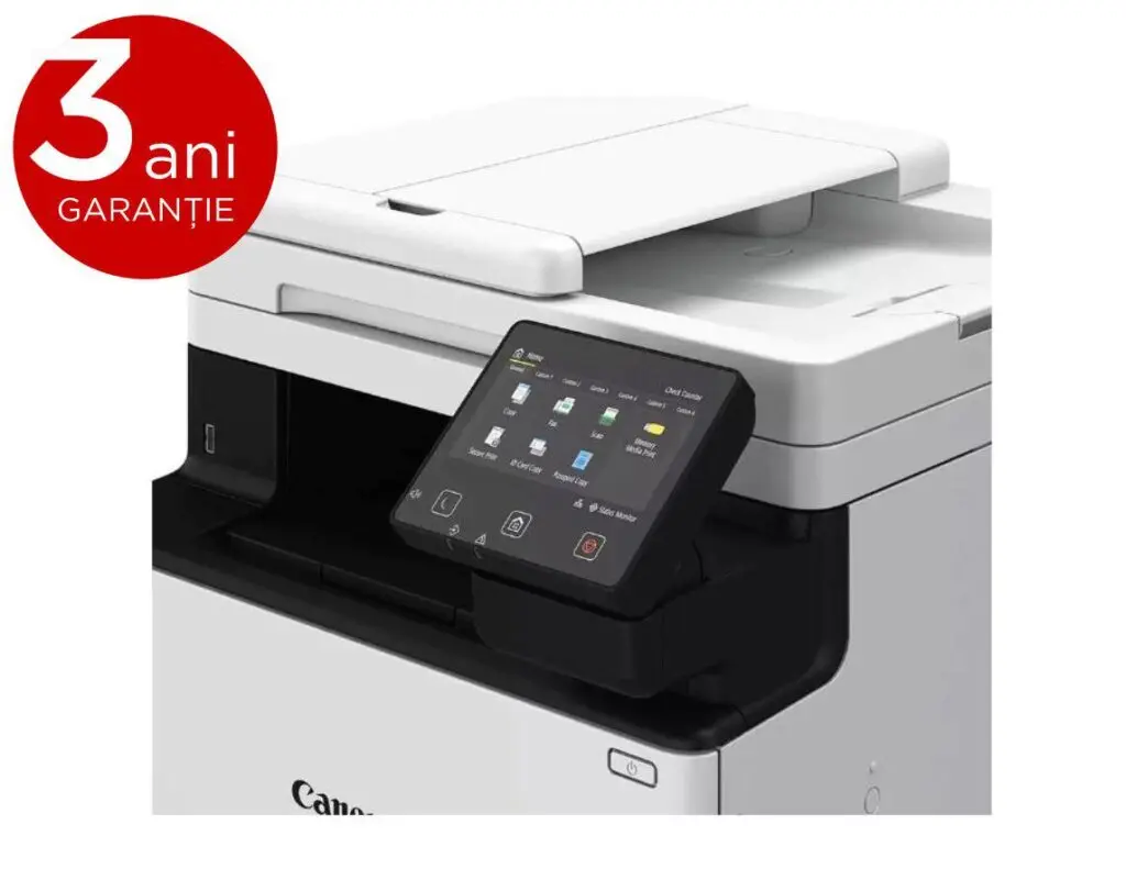 Multifunctional laser color Canon i-SENSYS MF752cdw, A4, 33ppm duplex, ADF, 1200×1200 dpi, Retea, USB, WI-FI, RAM 1GB, ecran tactil
