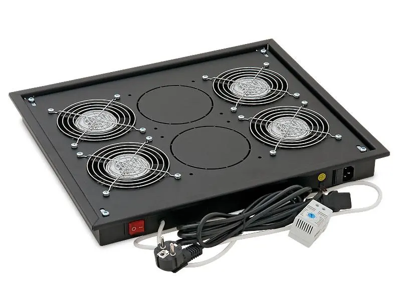 Panou ventilație server rack Triton 4U, gri