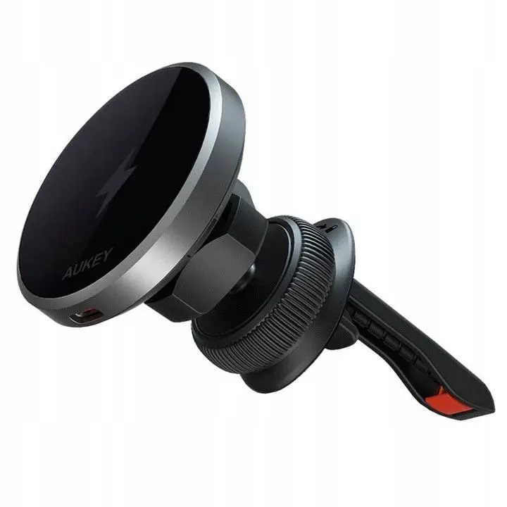 Încărcător auto AUKEY HD-MC13 Qi2 15W MagFusion suport magnetic