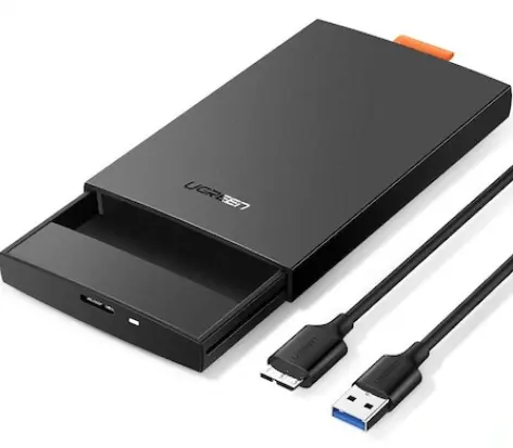Rack extern HDD SSD UGREEN CM237 Negru 2,5 inch microUSB 3.0