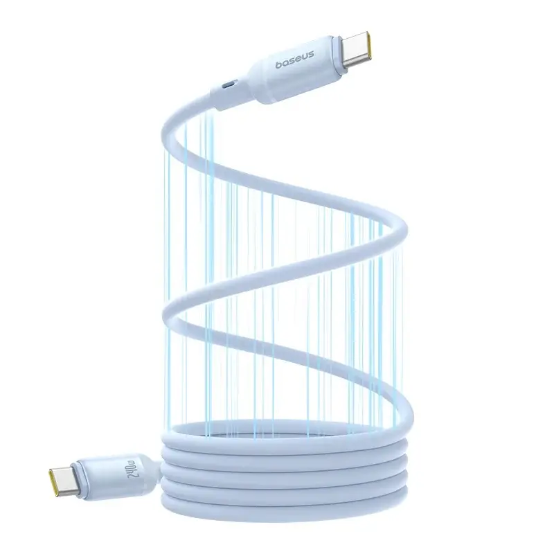 Cablu Type-C, 240W, Magnetic, 1m – Baseus PicoGo (P10376800311-00) – Blue