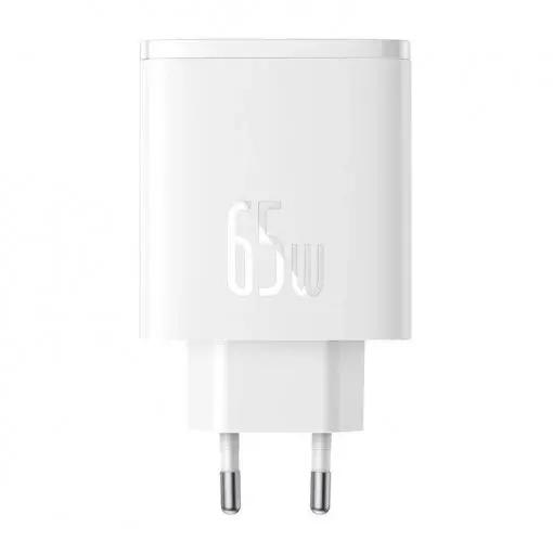 Încărcător Baseus OS-Cube Pro 65W alb 2 USB-C + USB