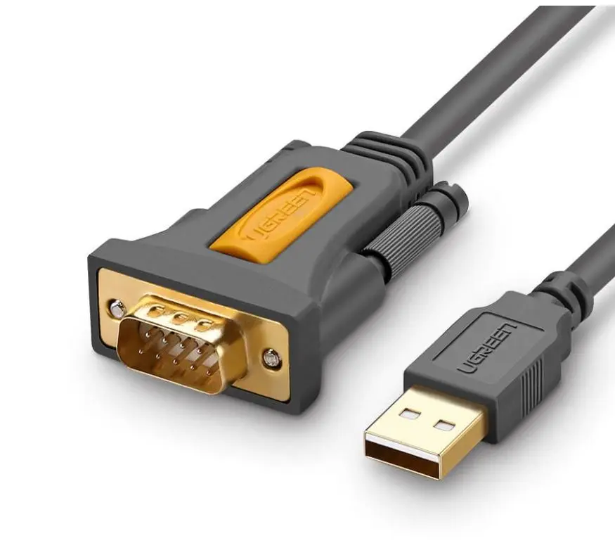 Cablu Ugreen 20211 USB RS-232 DB9 1,5 m gri CR104