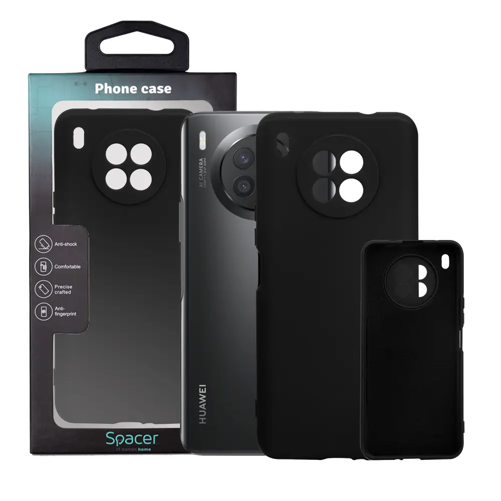 Husa Spacer Huawei Nova 8i silicon negru back cover