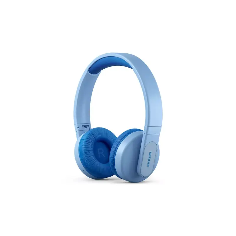 Casti audio over the ear Philips Kids, Lighting, Bluetooth, autonomie 28 ore, albastre